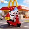 Micro-Paisaje Creativo Nuevo Producto Decoraciones de Escena de McDonald's Paisaje Miniatura Lindo DIY Decoraciones Pequeñas para el Tablero del Coche
