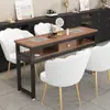 Mesa de Manicura de Doble Capa Dedicada para Salón de Uñas, Juego de Mesa y Silla Simple de Estilo Japonés Individual/Doble, Escritorio Económico para Oficina de Belleza de Uso Doméstico