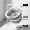 Nuevo cubo de agua plegable para uso doméstico, gran capacidad, adecuado para dormitorios, cubo portátil para coche, pesca al aire libre, viajes y lavabo plegable para coche
