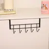 Colgador para Detrás de la Puerta Estructura de Perchero para Parte Trasera de Puerta de Armario Ropa Material de Acero Inoxidable Colgador de Toalla para Parte Trasera de Puerta Perchero para Ropa de Dormitorio