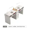 Mesa y Silla para Manicure Set Precio Especial Económico Individual y Doble Lujo Ligero Multifuncional Mármol Mesa de Manicure China Estilo Crema