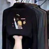 Nueva camiseta versátil de manga larga estilo coreano para otoño e invierno para niños, con cuello alto cálido y hecha de un tejido suave y cómodo
