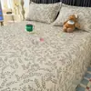 Outono e Inverno Desenho Animado Espessado Algodão Puro Escovado Roupa de Cama Peça Única 100% Algodão Colcha Infantil Cama de Dormitório Solteiro Roupa de Cama Conjunto de Três Peças
