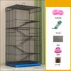 Gaiola de Esquilo de Três Camadas, Gaiola Especial para Chinchilas e Esquilos, Grande Gaiola Villa Elevada para Gerbils e Esquilos Voadores, Gaiola Pequena para Animais de Estimação