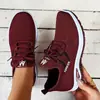 Sapatos Femininos Verão Nova Moda Tênis Casual Fly-knit Solado Macio Confortável Dropshipping Personalizado Tamanho Grande Sapatos Esportivos