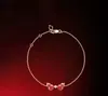 Pulseira de Cabacinha Banhada a Ouro de Alto Padrão para Mulheres, Estilo Chinês, Luxo Leve, Fecho Ruyi, Vermelho de Ano Novo, Pulseira da Moda e Sofisticada