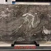 Restaurante de alta gama, encimera gris nube escocesa, mesa de centro de mármol hecha a medida, encimera de isla y corte y procesamiento de losas para renovación