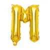 Globos de Letras de 32 pulgadas Decoración de Fiesta de Cumpleaños Nochevieja Plata Oro Arreglo de Boda Globos de Letras de Película de Aluminio Venta al por Mayor