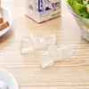 Clipes de vedação para caixas de leite KM transparentes do Japão, conjunto de 2, para vedar caixas de papel, recipientes de bebidas e sucos, clipes de conservação de alimentos para cozinha