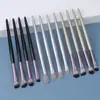 Set de 4 pinceles pequeños para sombra de ojos con forma de uva, cerdas suaves de Cangzhou que no se caen, set de brochas de maquillaje portátil para aplicación debajo de los ojos