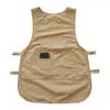 Ropa de Trabajo para Cocina Delantal sin Mangas Overol Delantal de Doble Uso Costura y Estampado de Logo Ropa Ligera Industrial para Catering para Hombres y Mujeres
