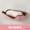 Jabonera Inclinada Jabonera sin Clavos Ventosa de Drenaje Estante de Jabón para Baño Montado en Pared Estante de Jabón Almacenamiento para Baño