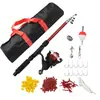 Conjunto Completo de Varas de Pesca Marítima 2,01m Conjunto de Vara Dupla Equipamento de Pesca para Iniciantes Vara de Pesca Marítima Arremesso de Longa Distância