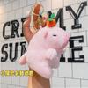 Celebridad de Internet Capibara Moviendo la Cola Peluche Muñeco Llavero Colgante Dibujo Animado Pequeño Regalo Capibara Adorno Accesorios