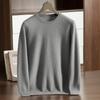 Outono e inverno novo suéter de cashmere de montanha masculino gola redonda favo de mel agulha jacquard suéter plus size camisa de base de malha casual de negócios