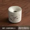 Cenicheiro de Borra de Chá Apsaras Voadores Dunhuang Jarra de Água para Mesa de Casa Jianshui com Tampa Bule de Água para Chá Balde de Água Suja Acessórios para Cerimônia do Chá