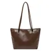 Bolso Tote Estampado de Leopardo para Mujer, Gran Capacidad, Retro, para el Trabajo, Viaje, Bolso de Mujer de Nicho, Casual, Versátil, Bolso de Hombro