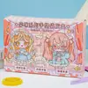 Paquete de Material de Tarjeta de Papelería de Bolsillo Ciego Paquete de Material de Tarjeta de Princesa Linda Paquete de Regalo de Lujo Set de Papelería para Niñas