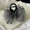 Avanzado sentido de viento fragante pequeño super hada red roja 8cm diamantes de imitación doble mariposa red burbuja clip 2025 nuevo