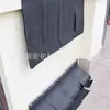 Cortina de Poeira de Poliuretano Preto Runhong Tamanho Personalizado Retardante de Chama e Resistente ao Desgaste Couro de Três Camadas Bloqueador de Carvão Cortina de Poeira de PVC de 1m