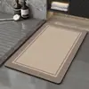 Alfombrilla de Piso Absorbente de Tierra de Diatomeas para Baño Doméstico, Secado Rápido, Resistente a la Suciedad, Antideslizante para Entrada de Baño, Fácil de Limpiar