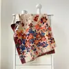 Bufanda Nueva de Imitación Cachemir para Mujer Otoño e Invierno, Bufanda de Moda Floral Retro de Invierno, Chal de Doble Uso para Aire Acondicionado, Calentador de Cuello para Estudiantes