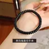 Pulsera Recta de Cristal Natural Chiling, Amatista Amarilla, Placa de Piedra Ojo de Tigre Súper Dorado Negro Pulsera Recta Venta al por Mayor