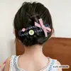 Lindos Pasadores de Tela con Forma de Pico de Pato para Niños, Pasadores para Niñas para Recogidos en la Parte Trasera de la Cabeza, Pinzas de Tiburón, Accesorios para el Cabello de Niñas Pequeñas