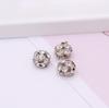 Espaciador de cuentas de aleación de diamante de color Bayberry de 8/10 mm, espaciador de cuentas sueltas, accesorios de joyería DIY