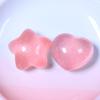 Nuevo accesorio de resina con forma de estrella de cinco puntas y corazón para manualidades, gel de crema, cuerda para el pelo, colgante para funda de teléfono móvil, marco de fotos