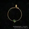 Bestseller transfronterizo Marca D nuevo modelo 2026 collar, pulsera, anillo, aretes con letra CD, conjunto de moda camelia de lujo ligero