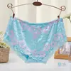 [Usable 160 Jin] Ropa interior de talla grande para mujer, fibra de bambú, viscosa, encaje, hueco, sexy, bragas para mujer