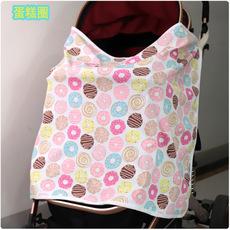 Funda antipolvo para cochecito multifuncional cuatro en uno Huayan para que el bebé salga y proteja el coche del sol y el polvo, funda de tela de algodón