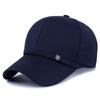 Sombrero de ala plana engrosado cálido con protección para las orejas para hombres de mediana edad y ancianos en otoño e invierno para padre y abuelo circunferencia de cabeza grande sombrero de algodón a prueba de frío