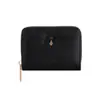 Porta-Cartões Feminino Simples de Cor Sólida Novo Estilo, Carteira Estilo Ins com Acabamento de Luxo, Mini Porta-Cartões Feminino, Carteira de Couro para Venda por Atacado Transfronteiriça