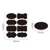 Pizarra Casera Adhesiva PVC Etiqueta Negra para Frascos de Especias, Transfronteriza Impermeable Borrable Manuscrita Desmontable