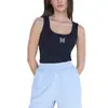 Novo Colete Feminino de Verão 2025 Slim Fit Sexy Europeu e Americano com Estampa Geométrica Y2K