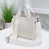 Bolsa de Lona Hombro Cruzada Portátil Estilo Coreano Artística Pequeña Fresca Moderna Versátil Bolsa para el Almuerzo Viajero Nuevo Estilo Cabello