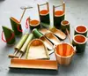 Área de Juego de Arena y Agua para Jardín de Infancia Materiales Juego en Arena Excavar en Arena Juego en Arena Juego en Agua Herramientas para Juego con Agua Canales de Agua de Bambú Agua Corriente Construcción