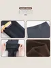 Calças de tubarão forradas com fleece femininas para uso ao ar livre no outono e inverno, espessadas com fleece extra, cintura alta, controle de barriga, levantamento de glúteos, leggings quentes, calças de yoga
