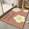 2026 Tejido de Tecnología Fresca Alfombra Suave para Piso Alfombra Baño Tocador Entrada Absorbente de Agua Antideslizante Felpudo