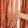 Cortina de Gota de Chuva Brilhante de Alta Qualidade, Adereços de Decoração para Fundo de Casamento, Fitas Coloridas para Halloween, Festivais e Decorações de Aniversário