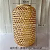 Lámpara Colgante de Linterna de Bambú Pantalla de Lámpara Japonesa Wabi-Sabi Zen Nuevo Estilo Chino Casa de Huéspedes Sala de Té Restaurante de Hot Pot Linterna de Bambú en Stock