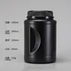 Contenedor de Plástico Personalizado de Boca Ancha para Polvo, Frasco Blanco de Sal Explosiva de 500 ml, Contenedor de Plástico de Boca Grande de 2000 ml