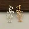 Grampo de Cabelo Hanfu, Acessórios de Joias Artesanais Estilo Antigo DIY, Pingente Pequeno de Cobre Fundido com Padrão de Nuvem Dupla Face, Estilo Étnico