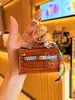 Pingente Mini Bolsa Kelly com padrão de crocodilo, porta-moedas requintado, acessório de bolsa, chaveiro de carro de alta qualidade, decoração de interior de carro