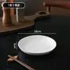 Prato raso prato raso prato prato para casa prato de porcelana de osso branco puro hotel restaurante barraca de comida prato para bife ocidental louça simples