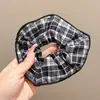 Nuevas scrunchies de lunares y estampado de leopardo, estilo simple, scrunchies retro, cintas para el cabello, accesorios para moños, adornos para el cabello
