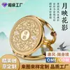 Espelhos Portáteis Personalizados de Estilo Chinês Cultural e Criativo, Lembranças da Série Cidade Proibida da Dinastia Tang, Espelhos Dobráveis de Alta Qualidade, Portáteis