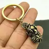 Chaveiro de Latão para Drop-Shipping com um Pingente Que Traz Boa Sorte Instantaneamente, Apresentando as Moedas dos Cinco Imperadores, Adequado para Chaves de Carro e como Pingente para Homens